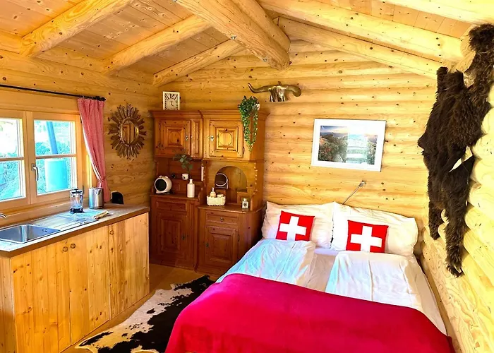 Idyllic Farm With Scenic Views And Concierge By Swisshut * Sigriswil